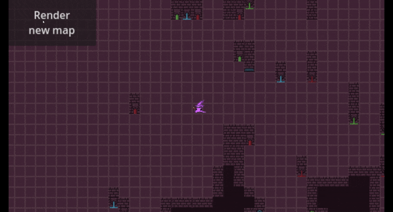 Dungeon generation demonstration